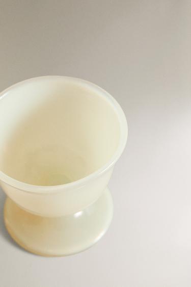BOROSILICATE GLASS EGG CUP - Yellow by Zara - Image 2