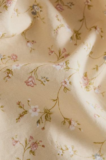FLORAL COTTON TABLECLOTH - Butter by Zara - Image 3