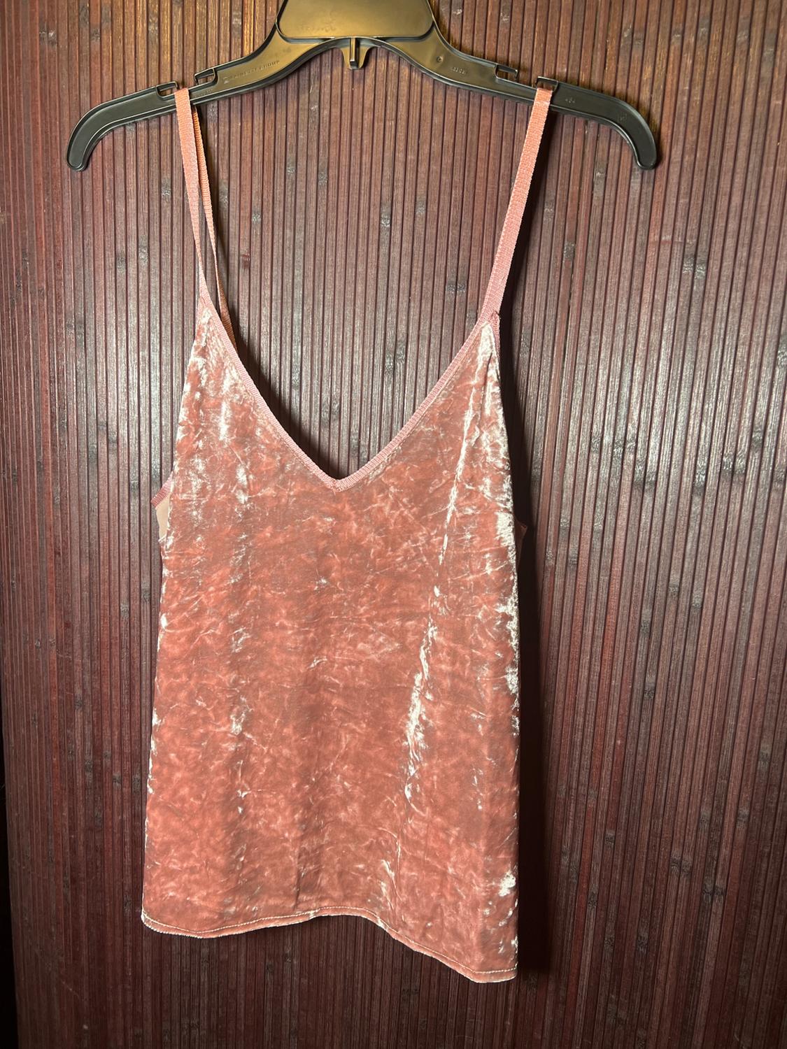 PEACH VELVET CAMISOLE - Image 2