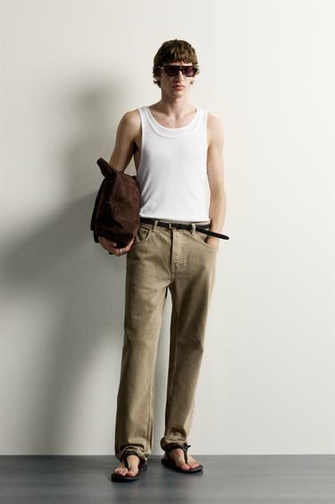 DOUBLE-TRIM TANK TOP - white by Zara