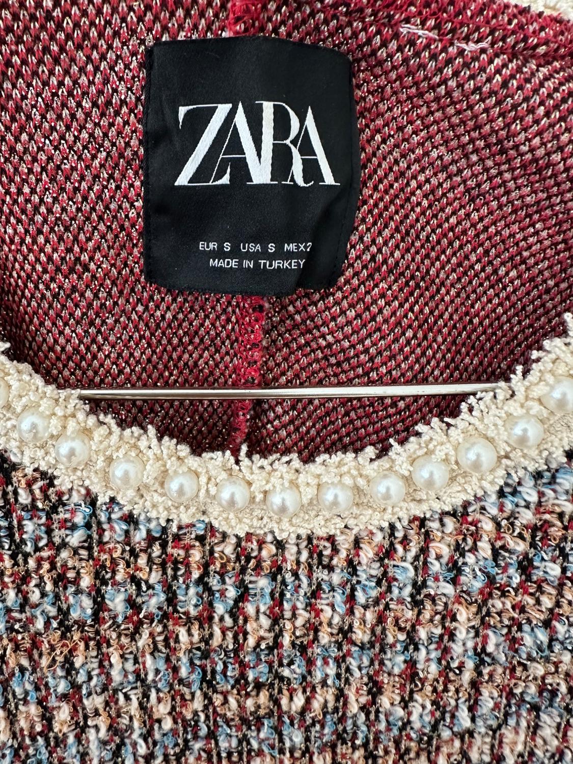 FAUX PEARL JACQUARD DRESS - Image 3