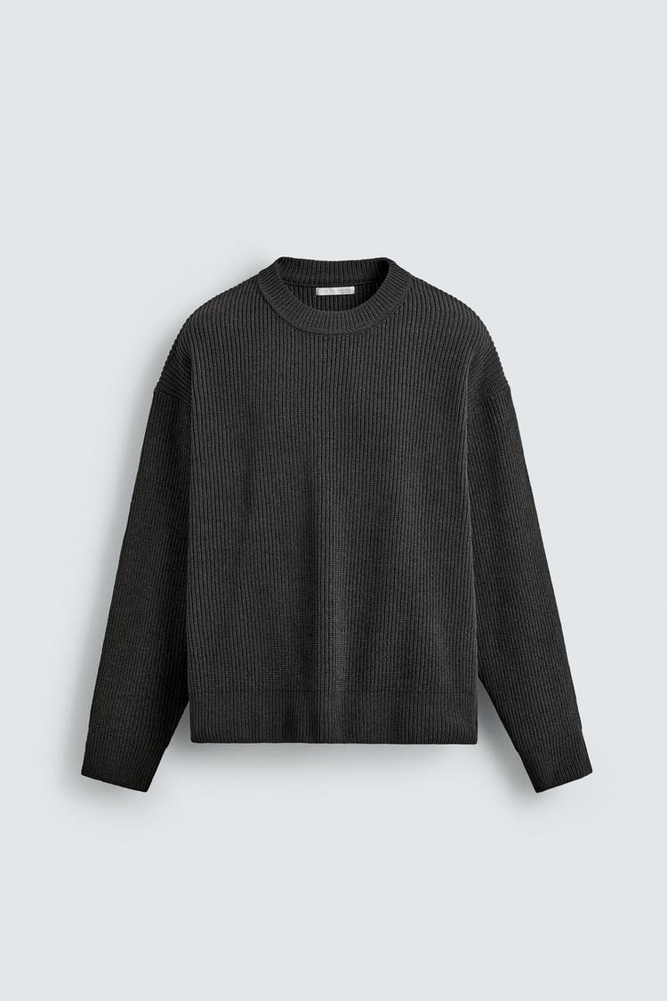 ZARA CHENILLE TEXTURED JUMPER