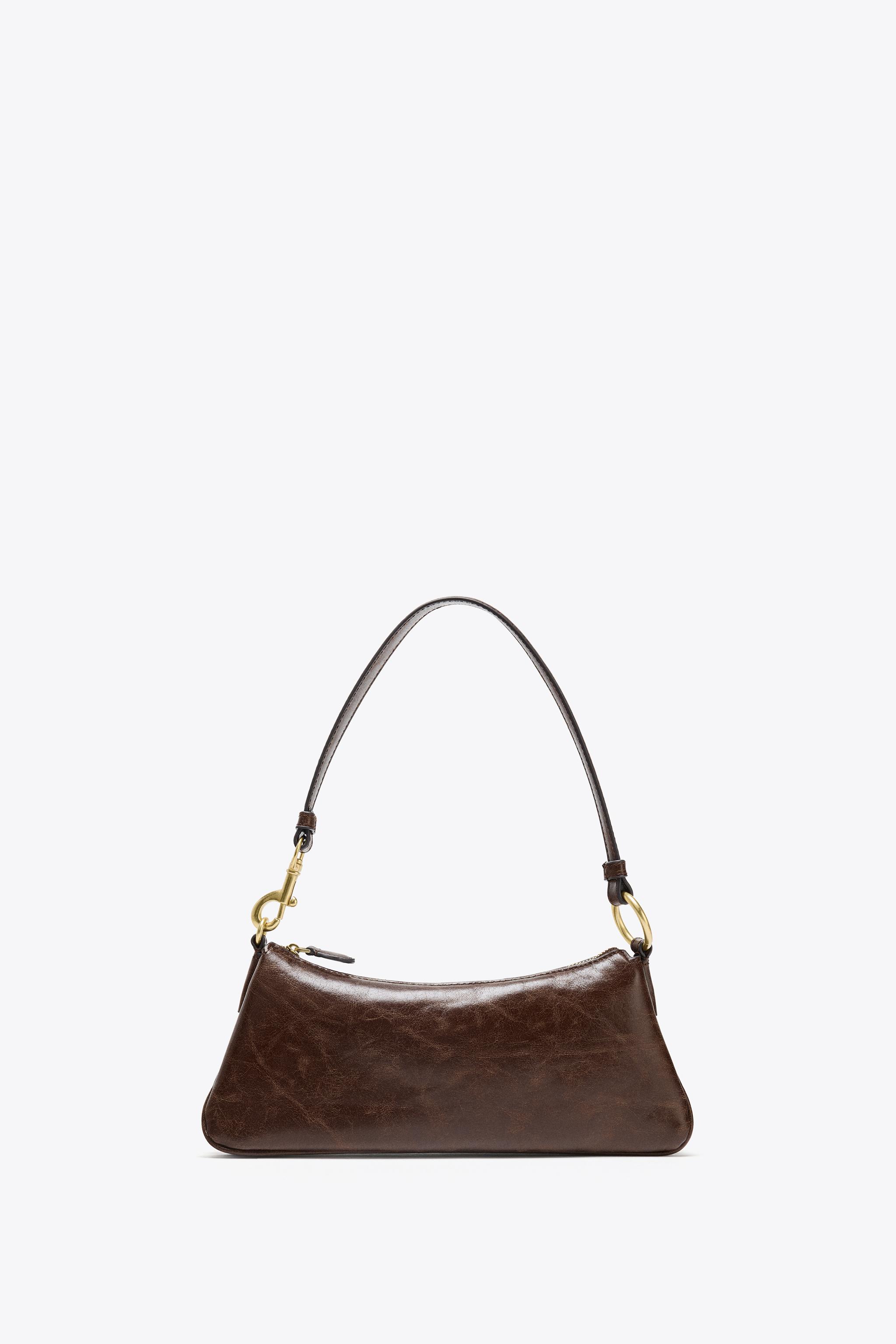 （※sachi様取置）ZARA バイカラーバッグ（ベージュ×ブラック） ZARAのミニマルバッグが再入荷！今買わないと損する理由