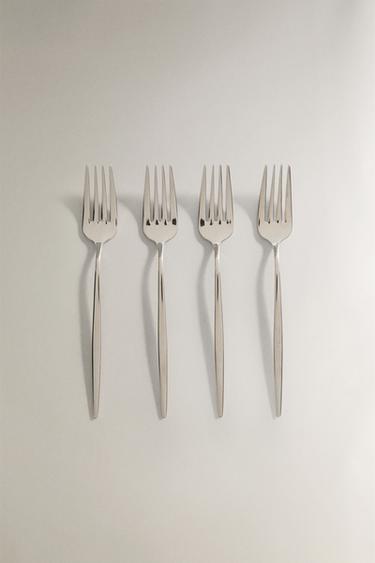 Zara PACK OF BRUNCH FORKS WITH THIN HANDLE (PACK OF 4) - 青灰色