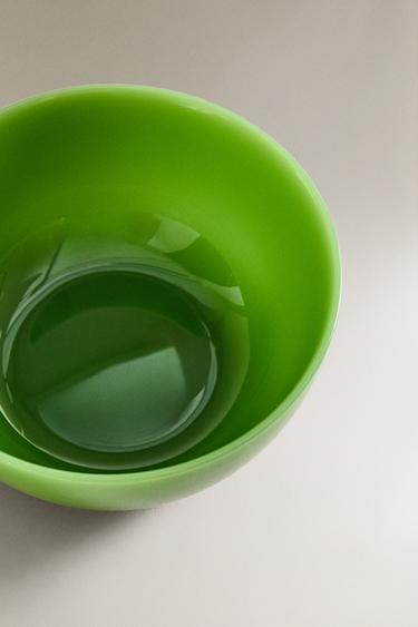 GLASS BOWL - Green by Zara - Image 2