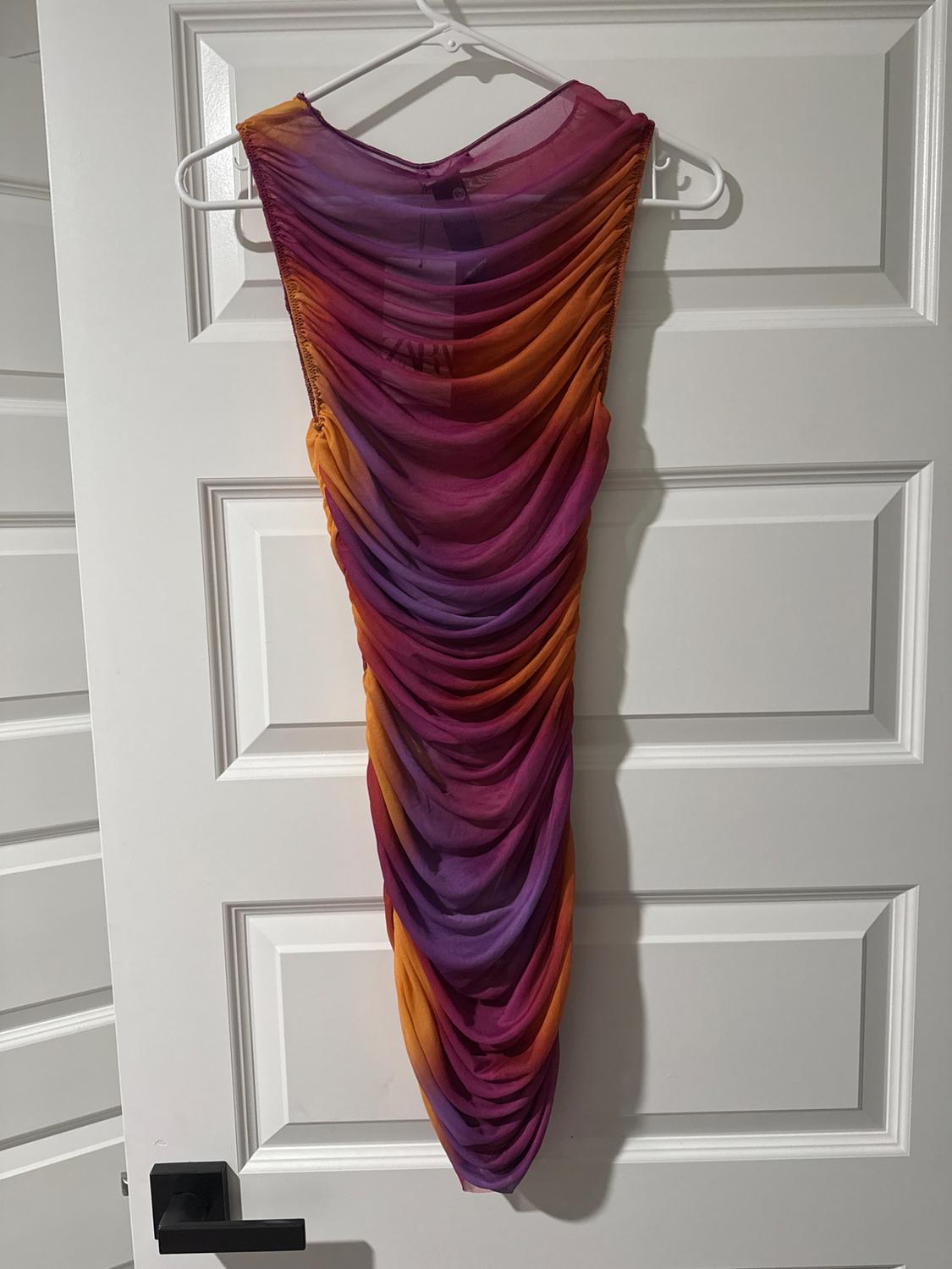 DRAPED TULLE DRESS - Image 3