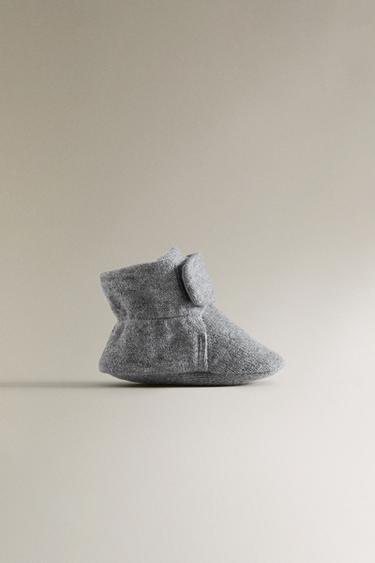 BABYSTIEFEL AUS SCHURWOLLE - Grau von Zara