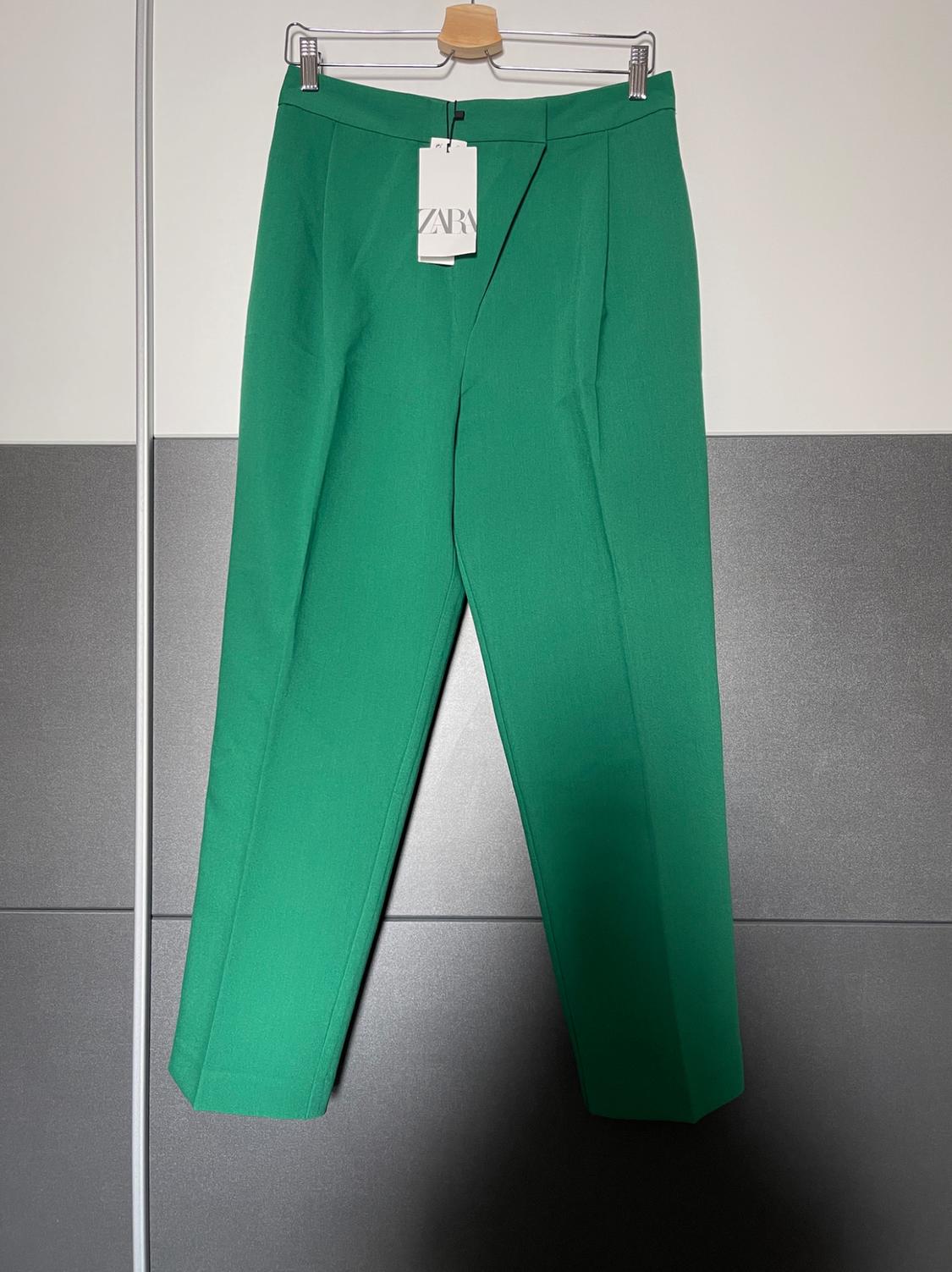 DARTED CROSSOVER TROUSERS