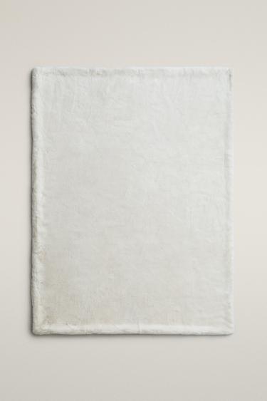 COUVERTURE FOURRURE - Blanc de Zara - Image 0