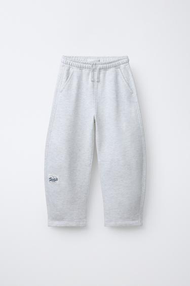 BARREL JOGGING TROUSERS - Grey marl by Zara