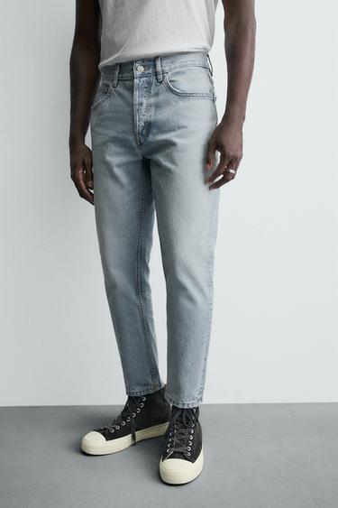 JEAN SLIM COURT - Bleu clair de Zara - Image 5