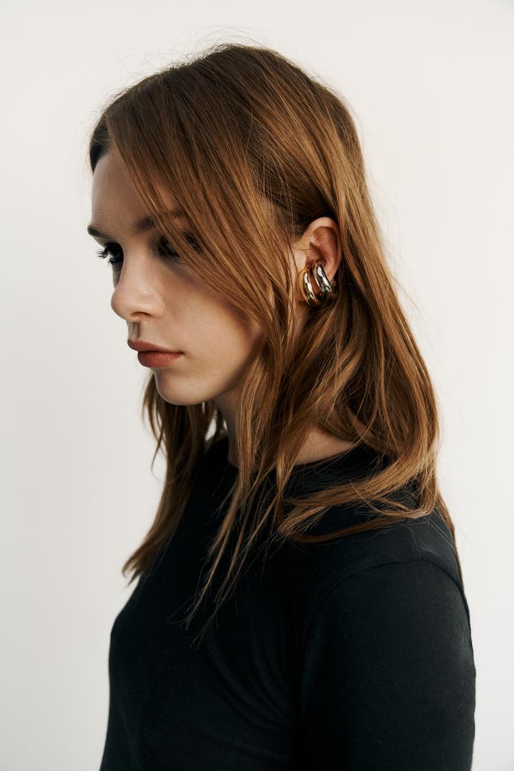 Pack 2 pendientes earcuff combinados