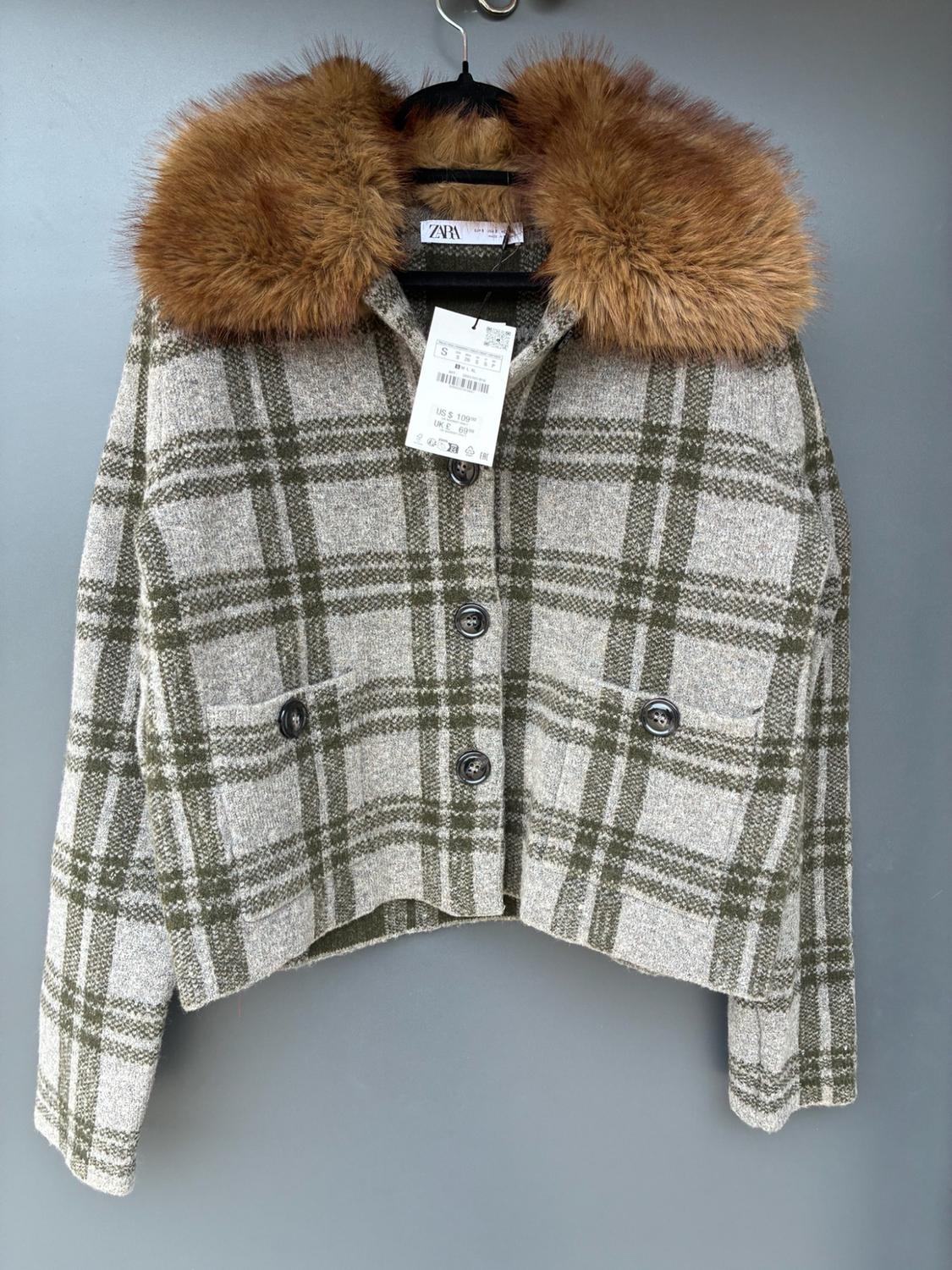 FAUX FUR COLLAR JACKET - Image 3