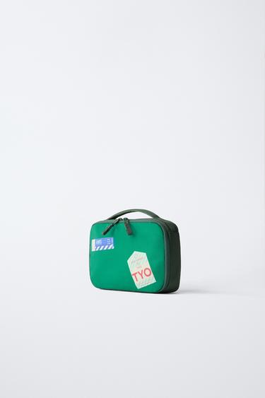 TRAVEL TOILETRY BAG - Green by Zara - Image 1