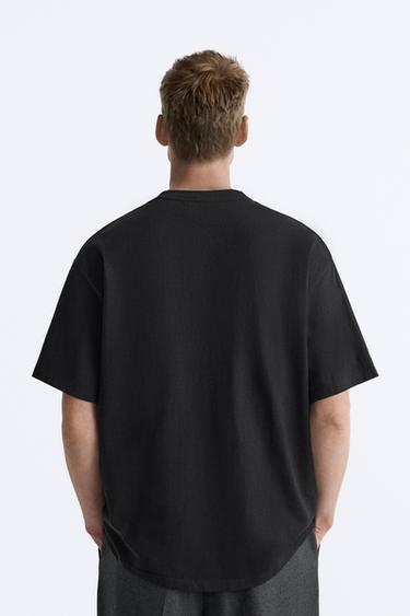 CAMISETA BÁSICA HEAVY WEIGHT - Negro de Zara