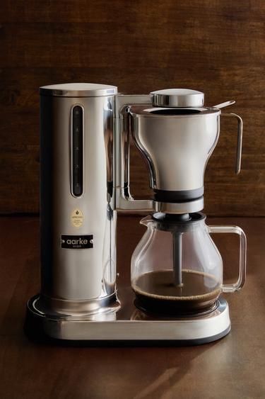 AARKE STAINLESS STEEL COFFEE MAKER - Steel by Zara