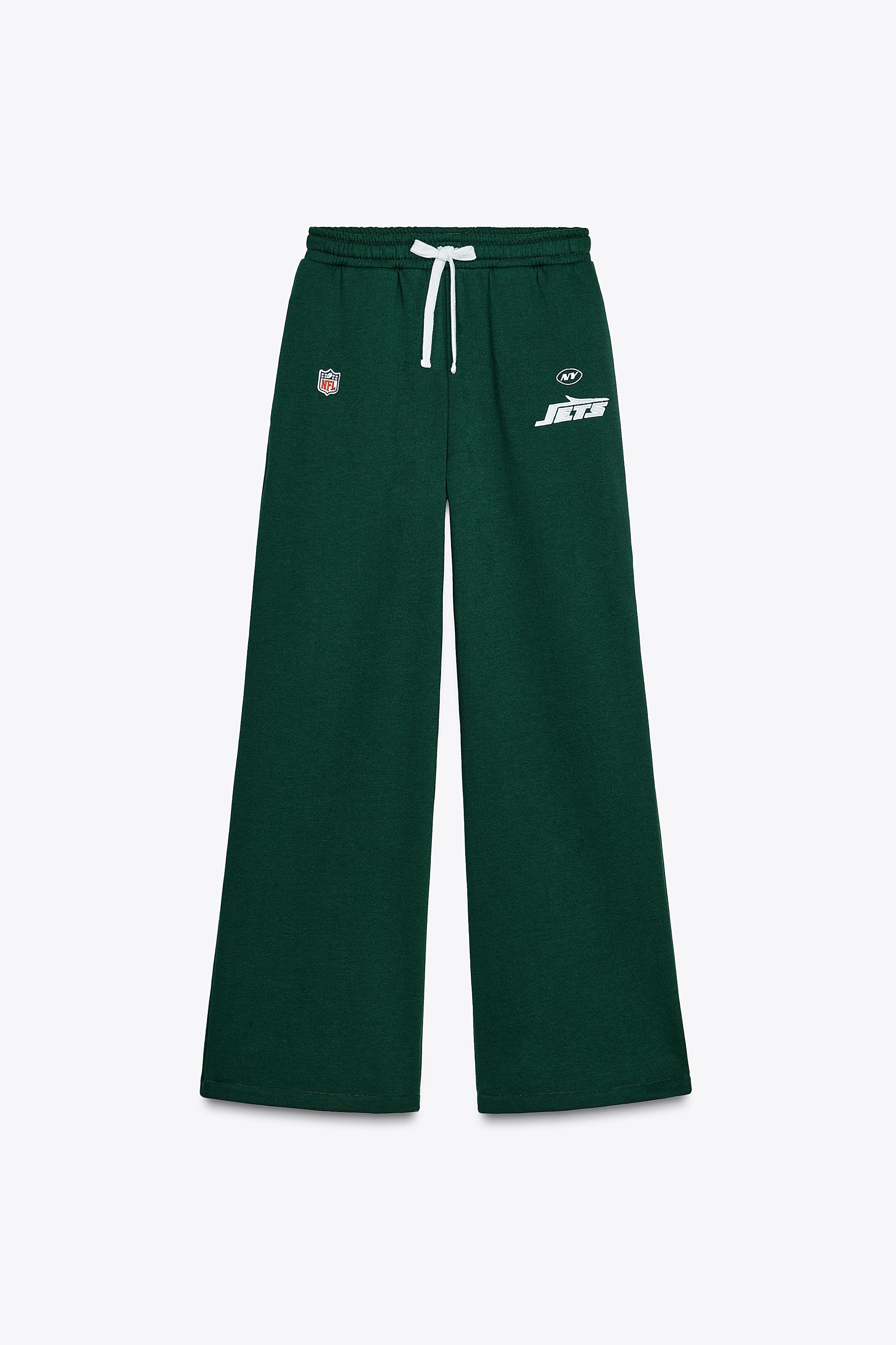 NFL JETS プラッシュジャージーパンツ - グリーン | ZARA Japan NFL JETS プラッシュジャージーパンツ - グリーン | ZARA Japan