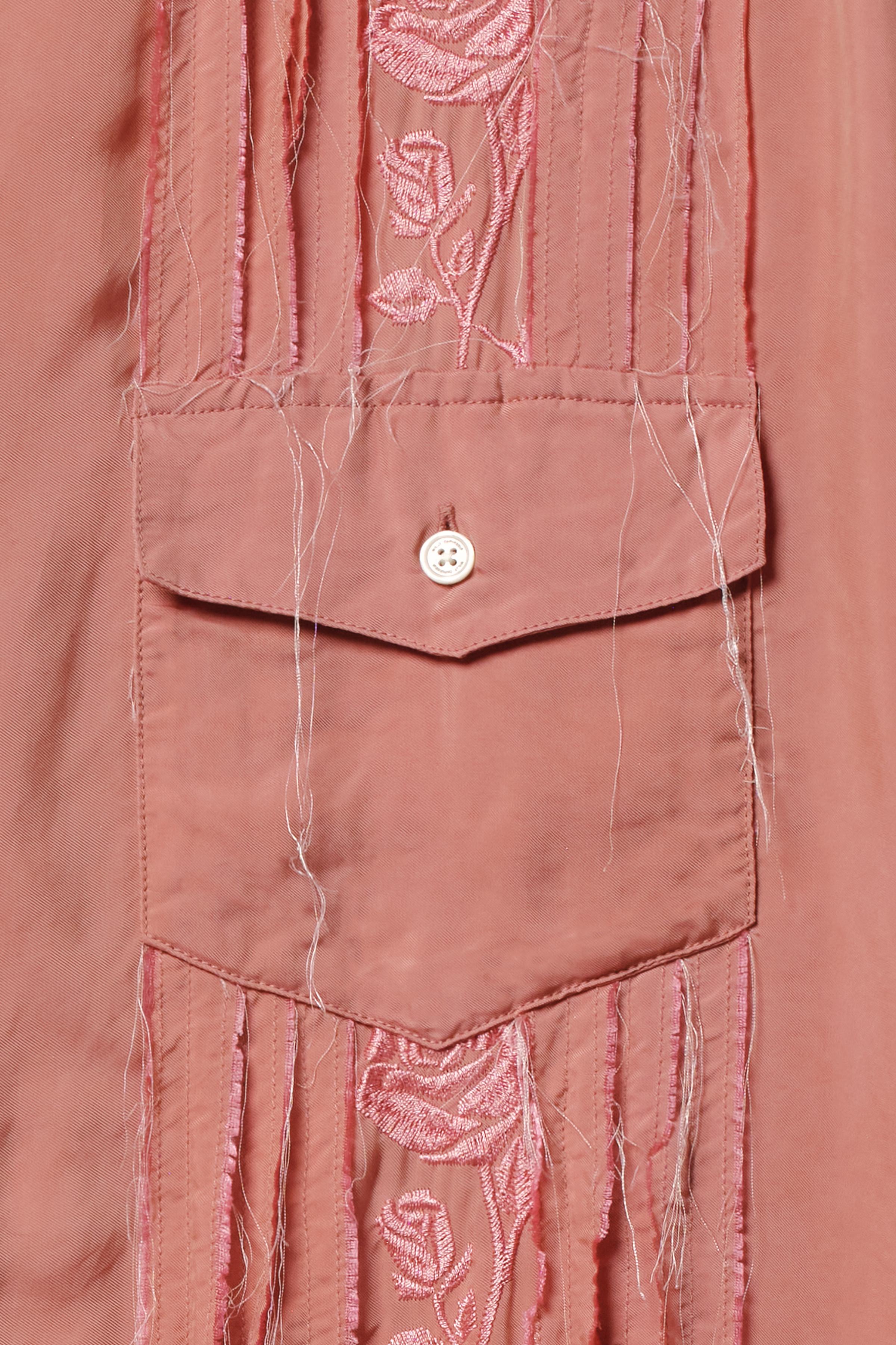 キュプラ刺繍シャツ WILLY CHAVARRIA X ZARA - ローズ | ZARA Japan / 日本
