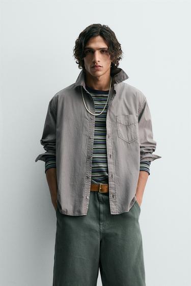 חולצת RELAXED FIT במהדורה מוגבלת - אפור של Zara