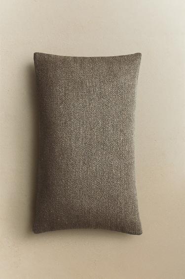 TEXTURED CUSHION COVER - Dark grey by Zara