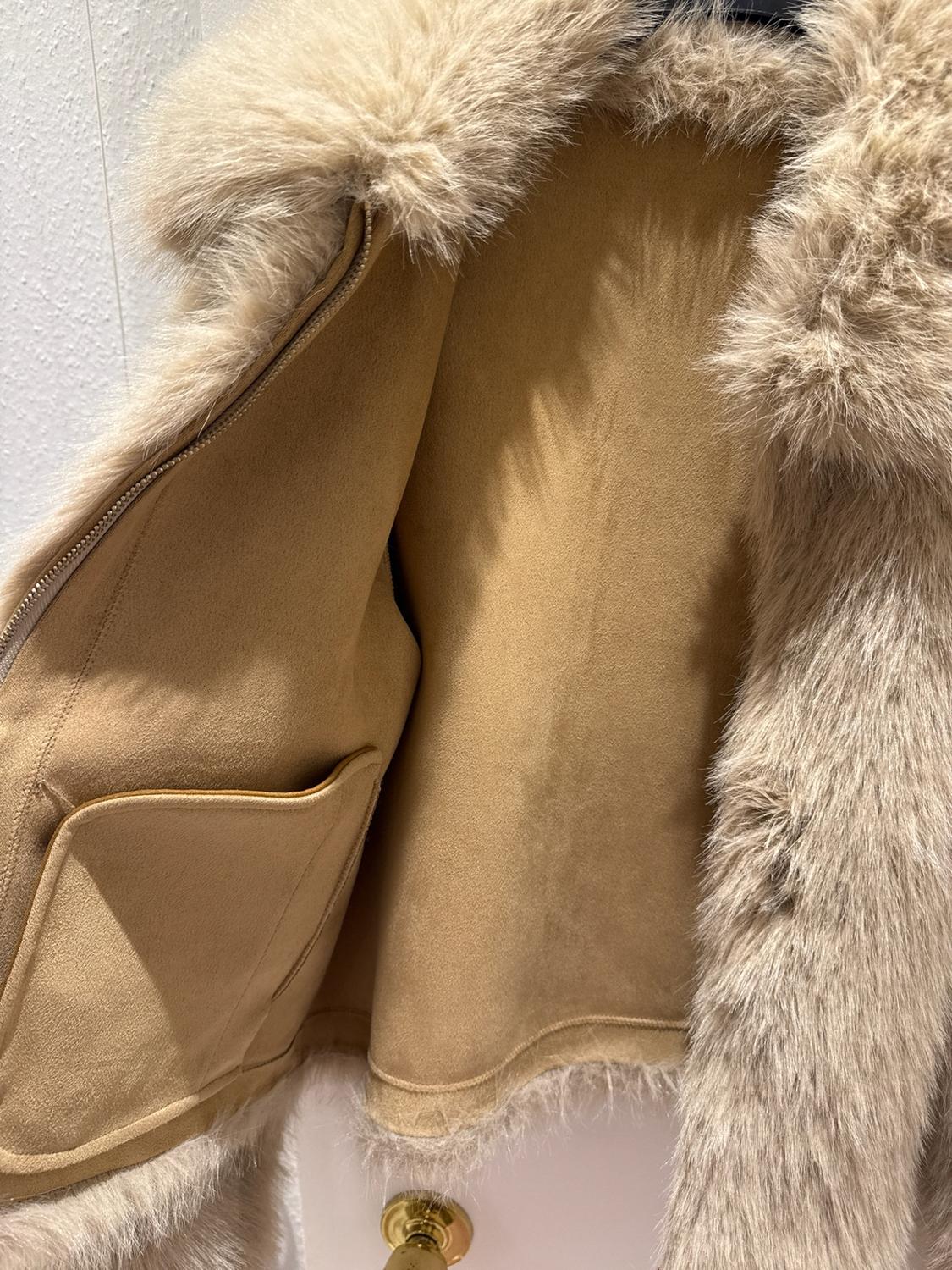 DOUBLE-FACED FAUX FUR JACKET - Image 4