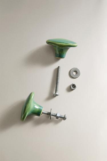 LOT BOUTONS OVALES (LOT DE 2) - Vert bleu de Zara - Image 2