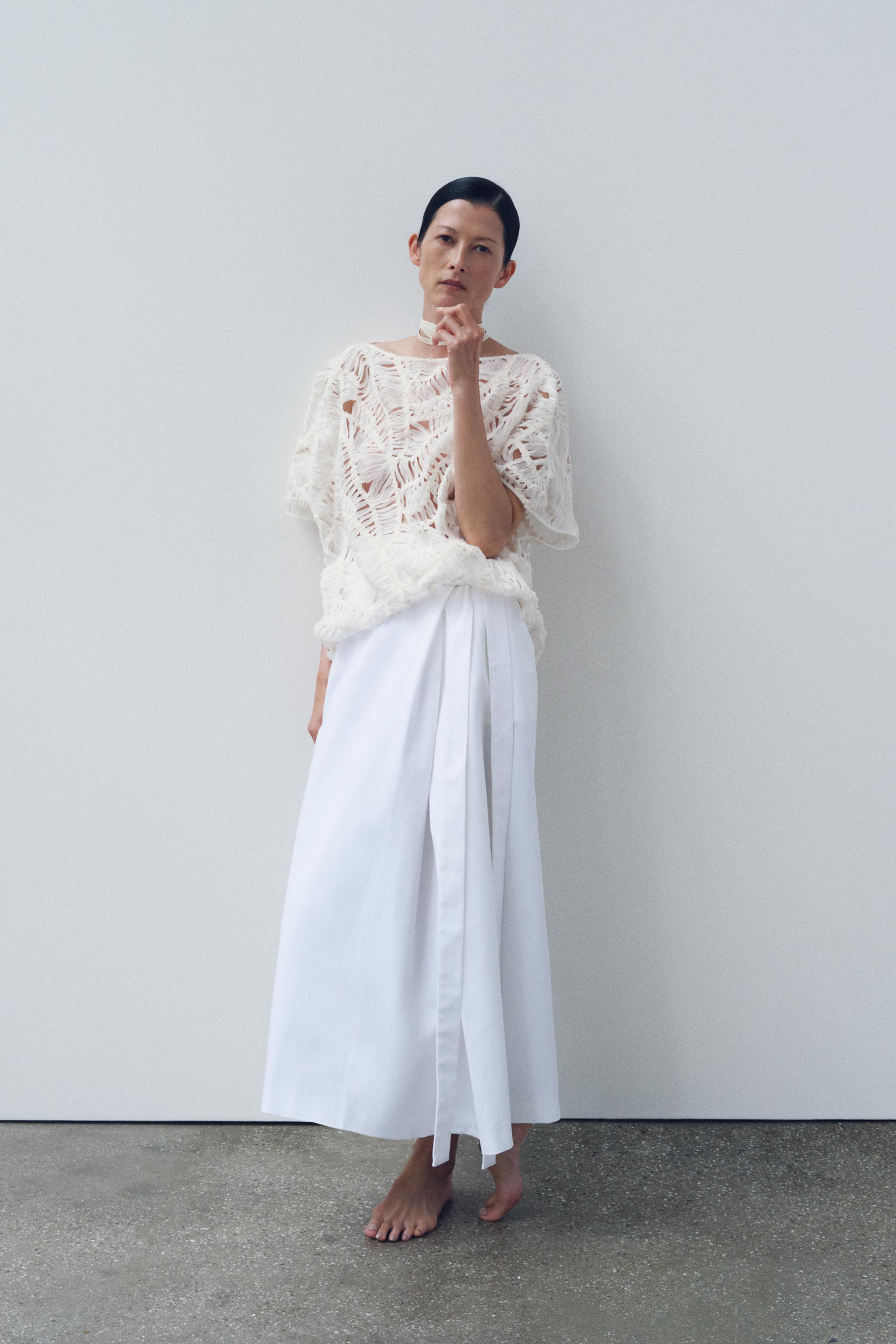 JUPE MIDI ASYMÉTRIQUE ZW COLLECTION