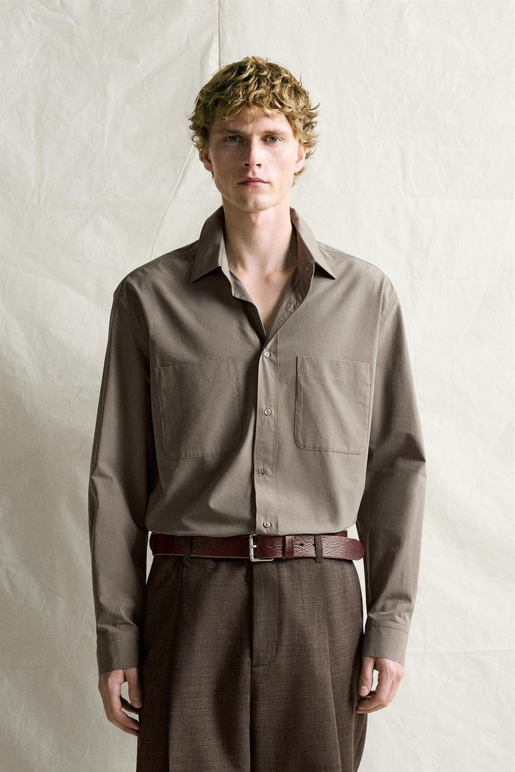 RELAXED FIT SHIRT WITH POCKETS
