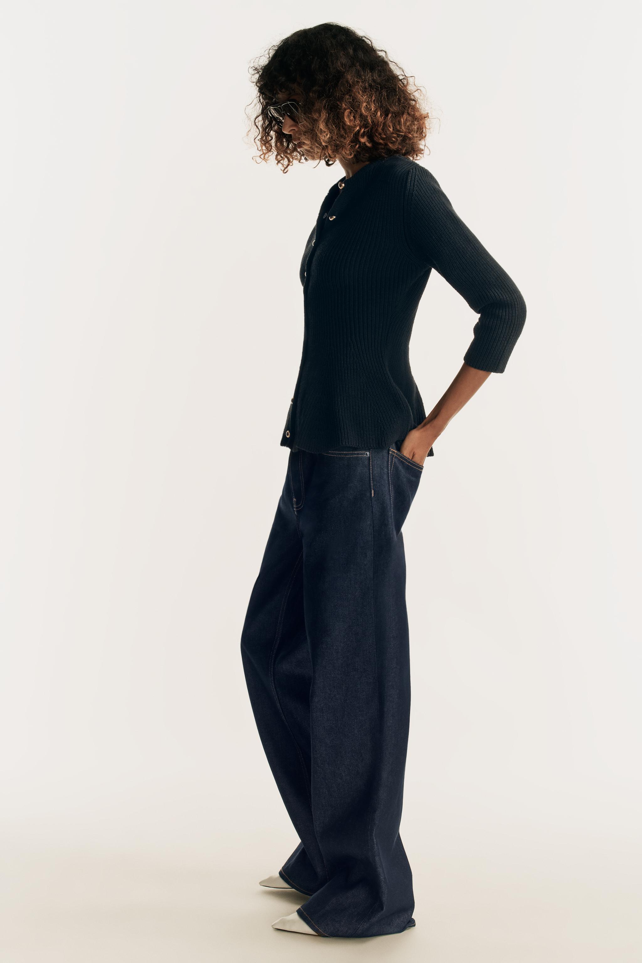 Zara Peplum Triko Ceket görsel 4