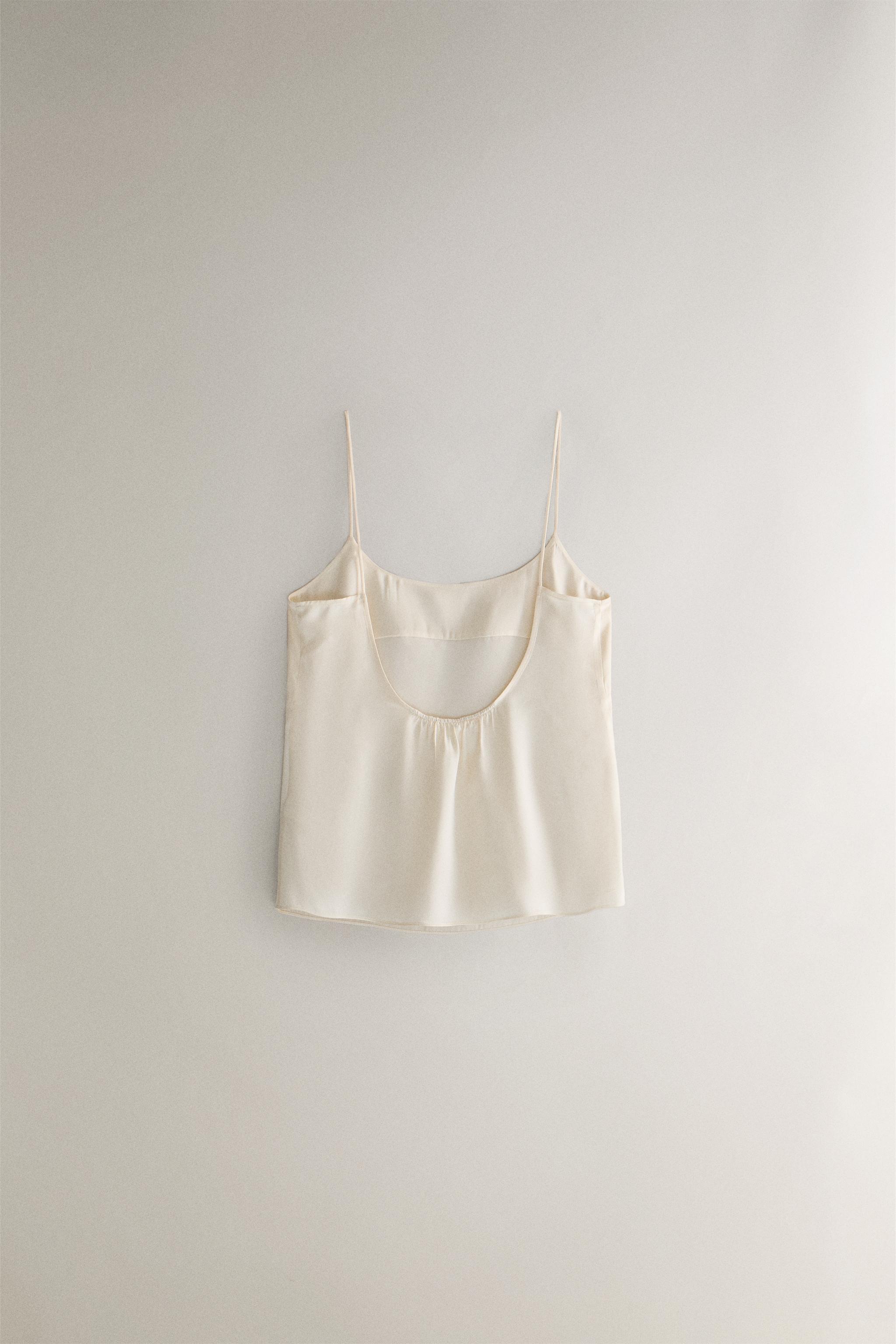 TOP SOIE BEIGE