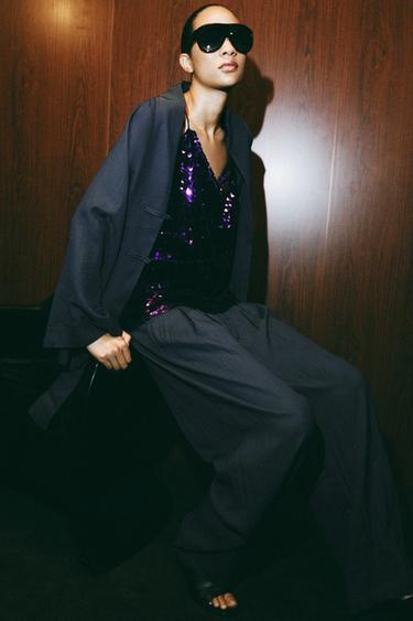 Zara LOOK - Dark eggplant