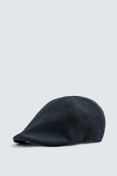 MŨ NỒI VẢI FLANEL - Màu xanh nước biển từ Zara