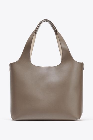 SAC SHOPPER - Gris de Zara