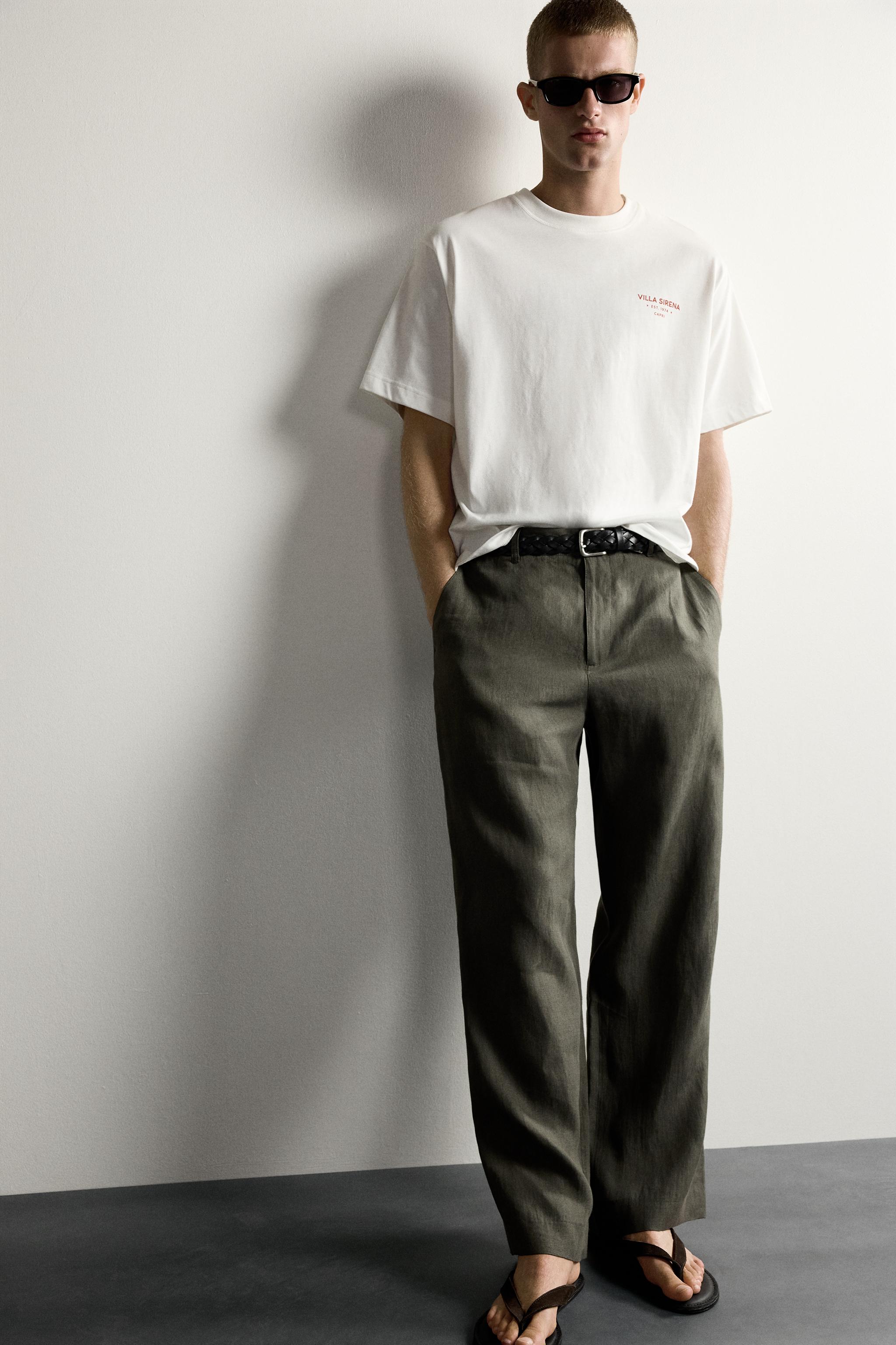 RELAXED FIT CONTRAST PRINT T-SHIRT