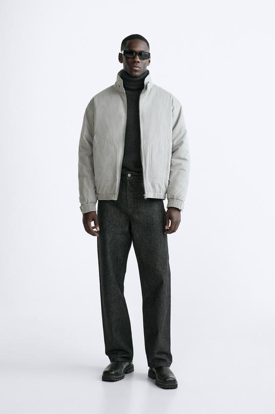 PUFFER TECHNICAL JACKET - Light grey | ZARA India