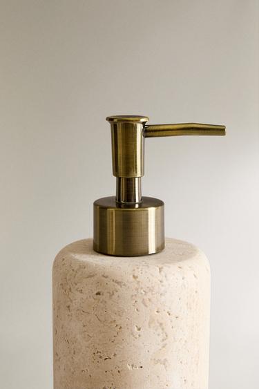 BEIGE MARBLE SOAP DISPENSER - Beige by Zara - Image 1
