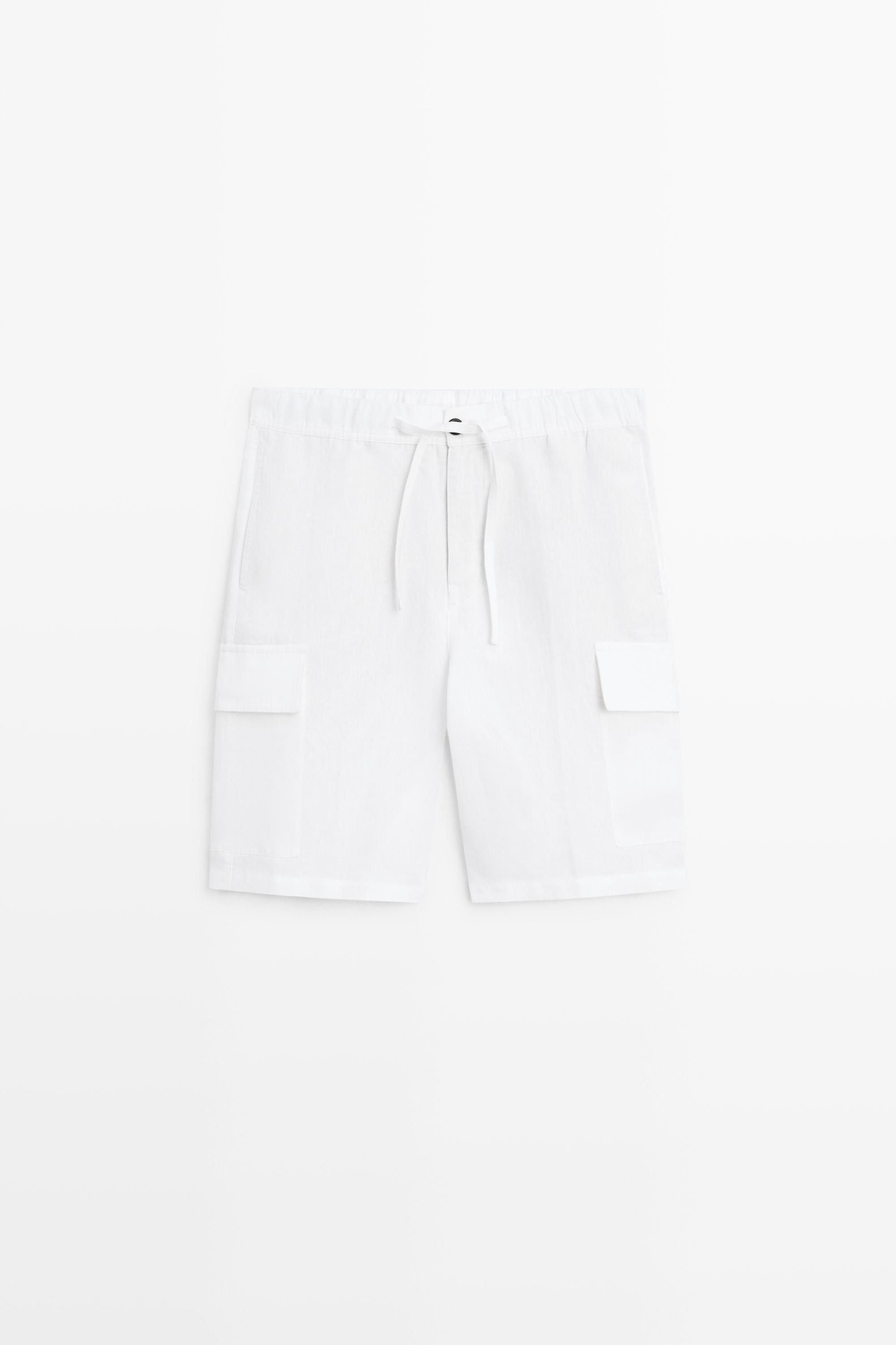 Bermuda cargo 100 % lin