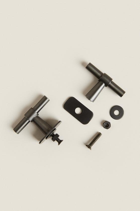 LOT BOUTONS MEUBLE MÉTAL ALLONGÉ (LOT 2) - Gris de Zara - Image 3