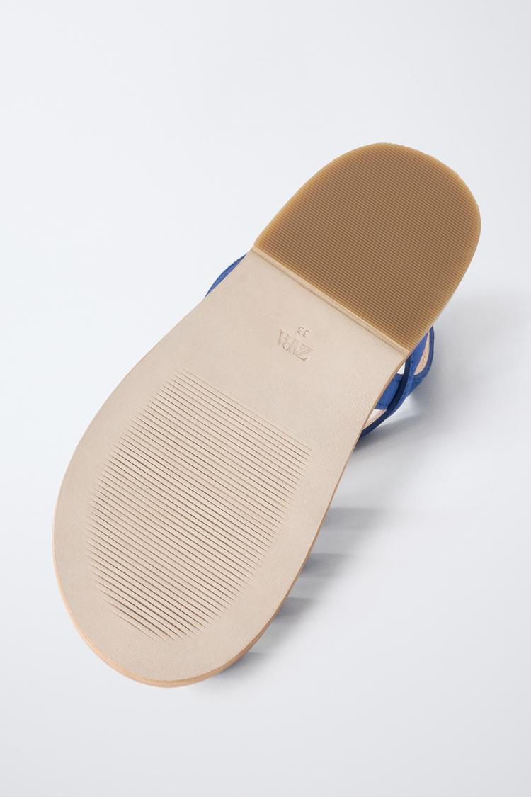 Sandalias de cuero tipo jaula 7