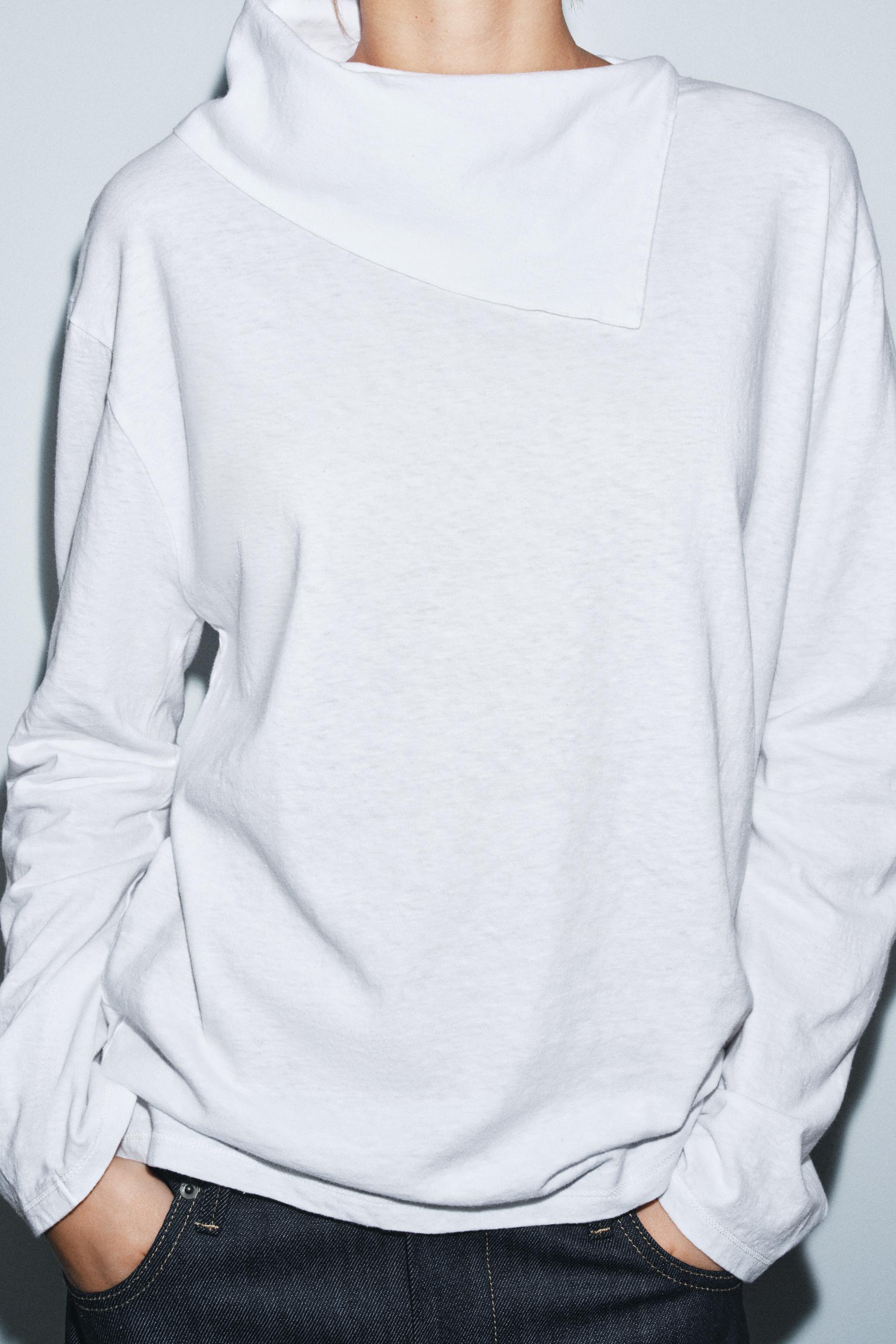 LONG SLEEVE HANDKERCHIEF T-SHIRT