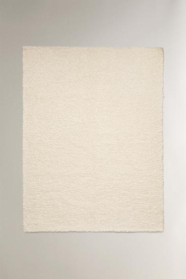 TAPPETO LANA BOUCLÉ - Bianco sporco di Zara - Immagine 0
