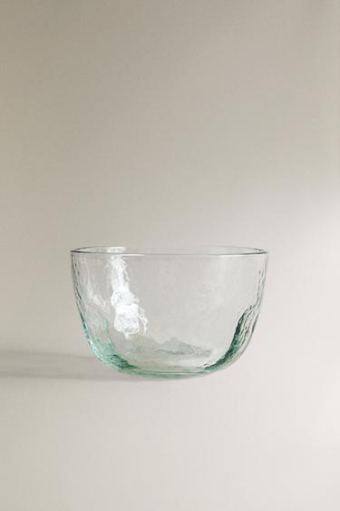 HAMMERED GLASS BOWL - Transparent by Zara - Image 0