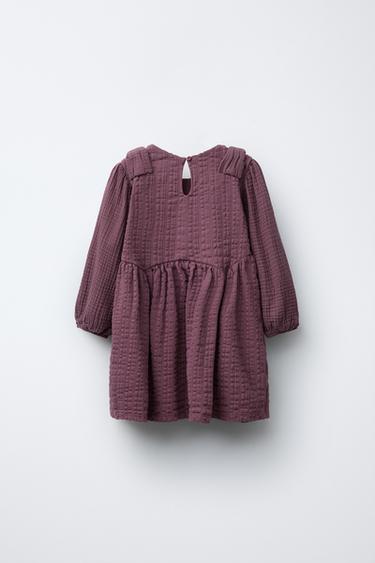 ROBE STRUCTURÉE À NŒUDS - Prune de Zara - Image 1
