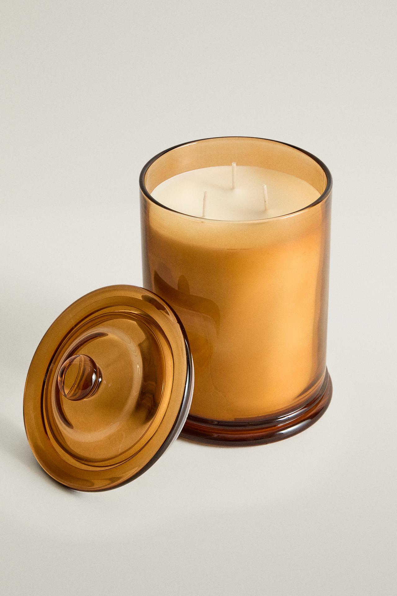 (1 KG) CARAMEL POPCORN SCENTED CANDLE — Tortoise shell