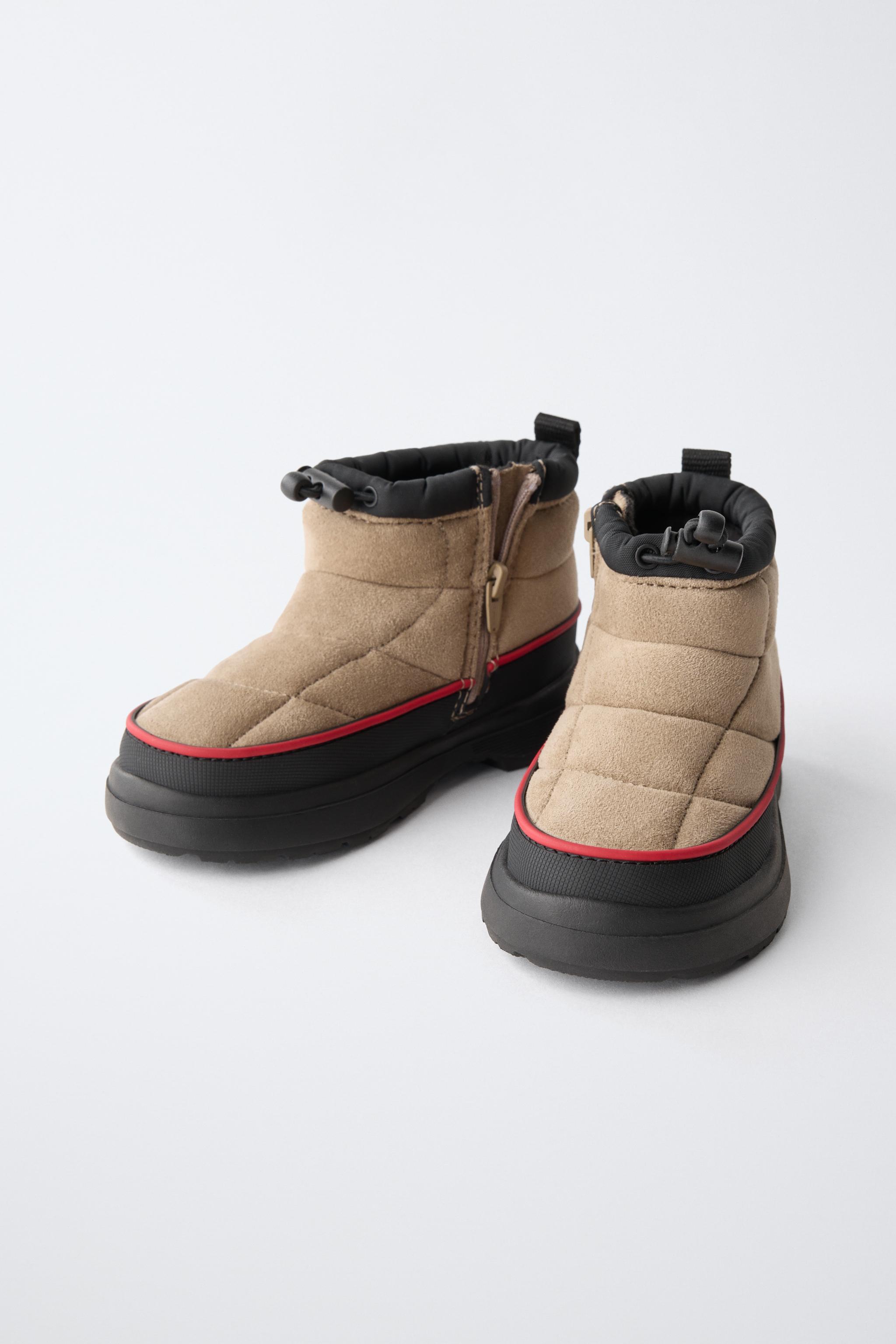 BOTTINES MATELASSÉ CONTRASTE