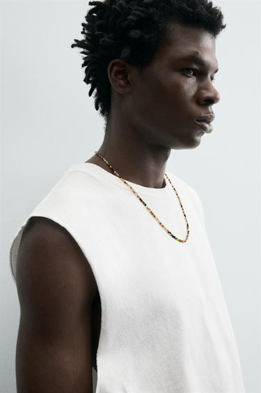 LIGHTWEIGHT RELAXED FIT TANK TOP - White by Zara - Image 4