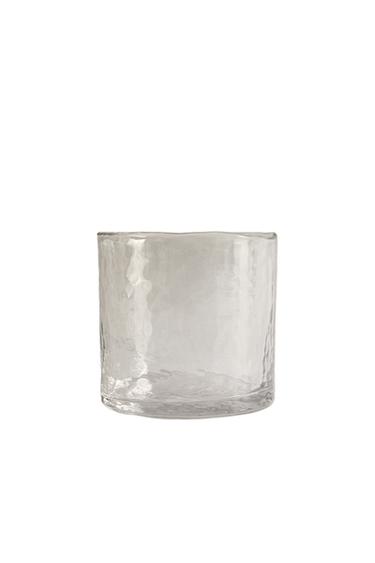 HAMMERED GLASS TUMBLER - Transparent by Zara