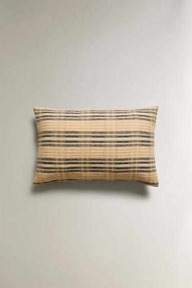 CHECK CUSHION COVER - Beige by Zara - Image 3