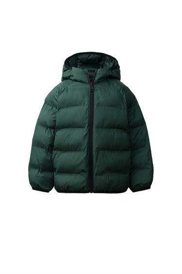 جاكيت ULTRALIGHT مقاوم للماء - أخضر الخاص بـ Zara