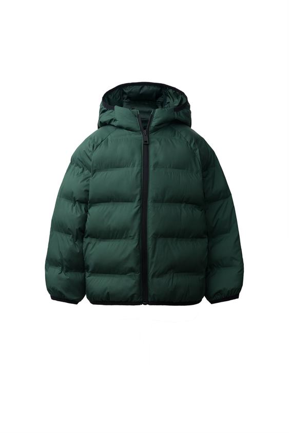 CAZADORA ULTRALIGHT WATER REPELLENT - Verde de Zara - Imagen 0